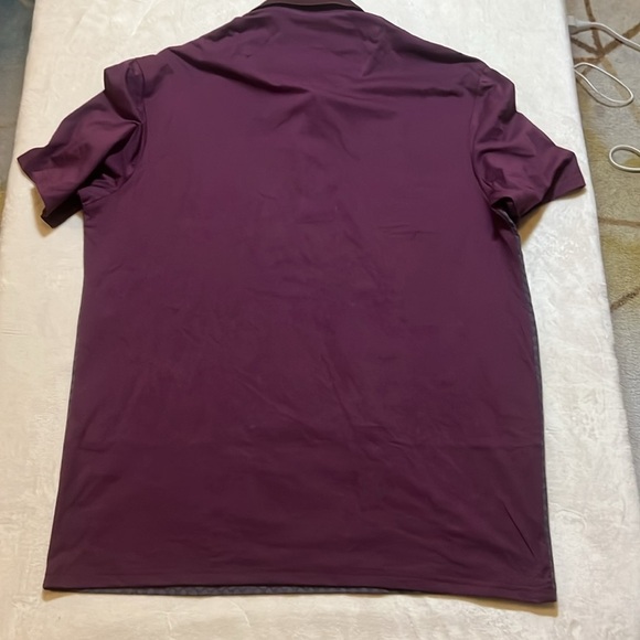 NWT Swade Burgundy Blue Men’s Polo Shirt sz XXL - Picture 9 of 11